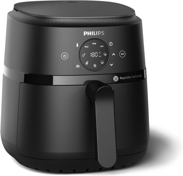 Airfryer 2000 series 4.2L - 1500W Power, RapidAir technology, Digital touchscreen, 13 cooking options, 9 preset functions, Up to 90% less fat, Black (NA229/09) - Image 4