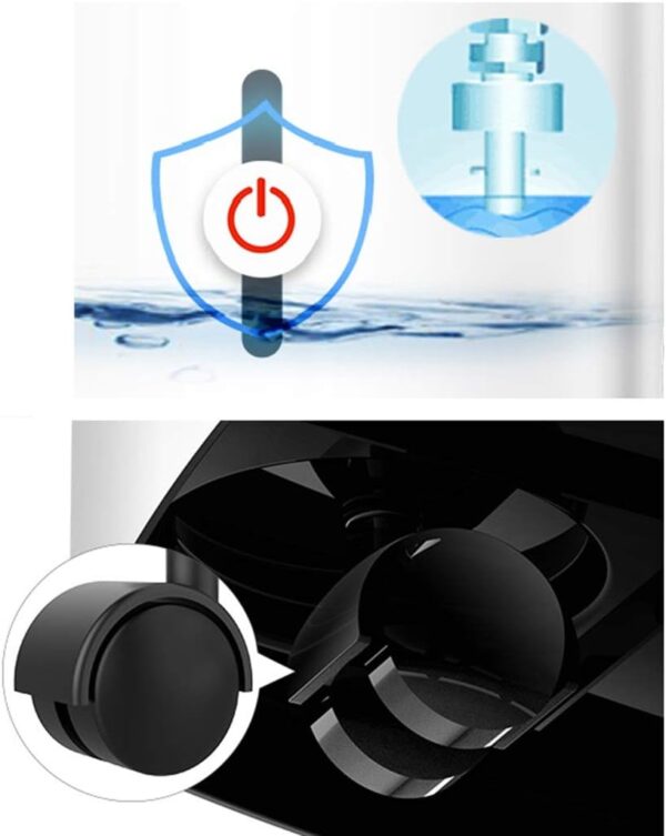 Portable Air Conditioner Fan Portable Air Cooler, Evaporative Misting Humidifier Air Conditioner Fan And Bladeless Noiseless Fan, For Office, Dorm, Room(Free Ice Tray) - Image 5