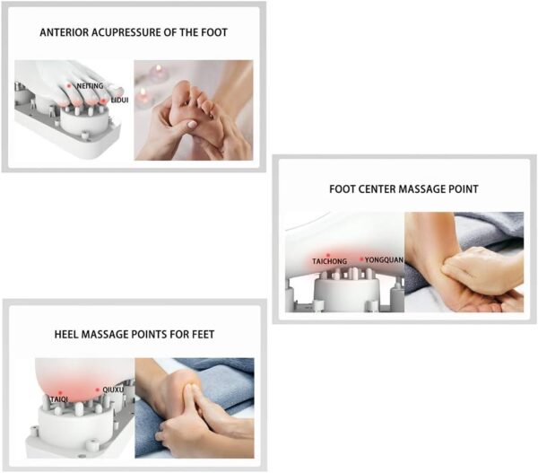 Dr.Lefran Shiatsu Foot Massager Machine, Heat Electric Deep Kneading Half Wrapped Foot Massage, Air Pressure Hot Acupuncture Red Light Physical Therapy, for Home Office Use - Image 7