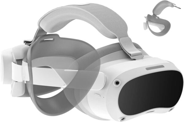ZYBER Updated head Strap for PICO 4 VR accessories, Wider and thicker design Adjustable headset Compatible with Pico4 - Image 2