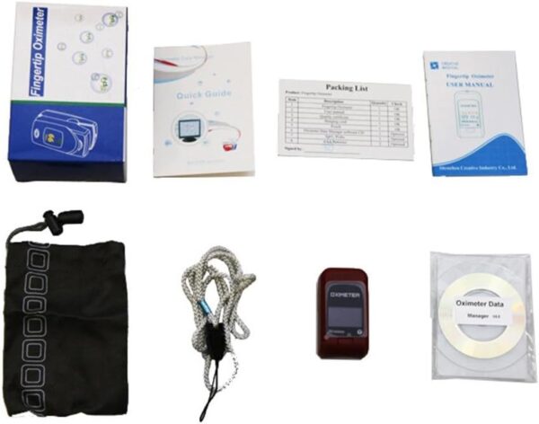 OXIMETERS HealForce PC-60NW Fingertip Pulse, Bluetooth Wireless, Heart Rate Monitor, SpO2, PR, PI Multiple Detection, APP Support - Image 8