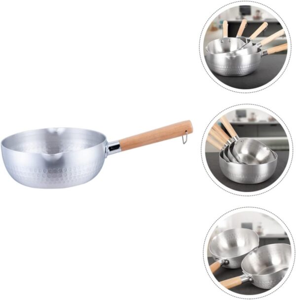 MAGICLULU Milk Pan Saucepan Milk Warmer Pot Non-Stick Surface Multi-Functional Sauce Pan for Cooking - Image 9
