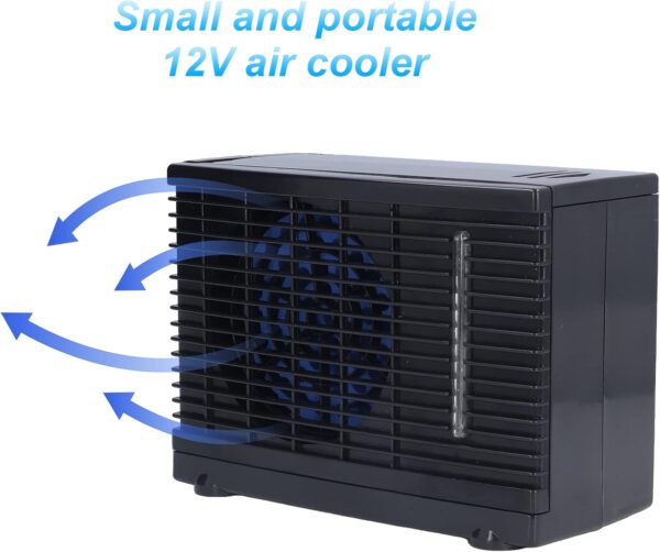 Topyond 12V Mini Portable Air Conditioner for Car and Home,Icybreeze,Silent Evaporative Cooler with Water Tank, for 12V AC, Trucks, and Camping - Image 6