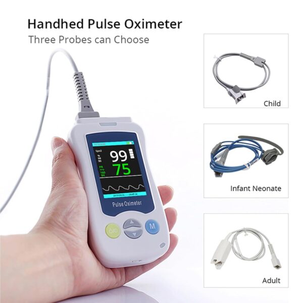 XJZHANG Fingertip Pulse Oximeter, Superior Measuring Accuracy Exquisite, LED Display Compact and Lightweight Fingertip Saturation Monitors, with Bar Graph - Image 4