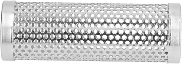 BBQ Smoker Tube, Reusable Lightweight Stainless Steel Grills Smoker Box Cylindrical Detachable Large Capacity Fruit Wood BBQ Pellet Smoker Tube for Outdoor (Length 15.3CM*Height 5.3CM [order - Image 6