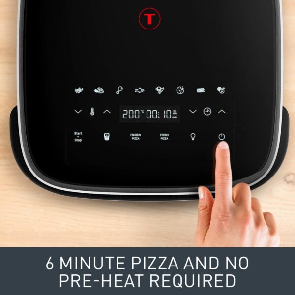 Tefal Easy Fry Pizza, XL Surface, Large Air Fryer, Spacious Basket, Up To 1 Kg of Fries, Compact Design, Extra-Crisp Technology, Viewing Window, Black, FW4018G0 - Image 8