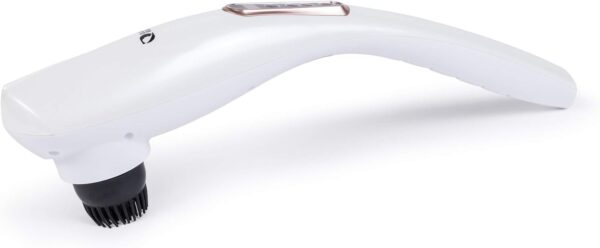 GLOBAL RELAX® | EGO Multifunctional Cordless Body Massager | White | Shiatsu Massage I Percussion | 6 Interchangeable Heads | 10 Intensity Levels | LCD Display - Image 8