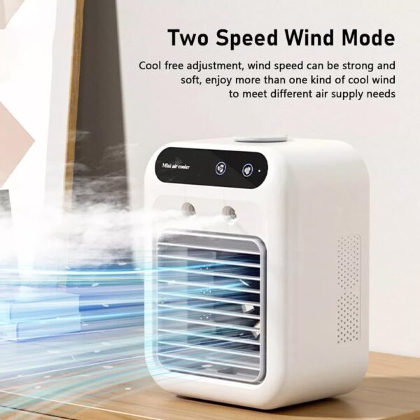 Niceminiwall Air Conditioner Personal USB DC5V Rechargeable Cooler,4.8-6W Small Mobile Air Conditioner Portable For Home Bedroom Car Office Travel - Image 9