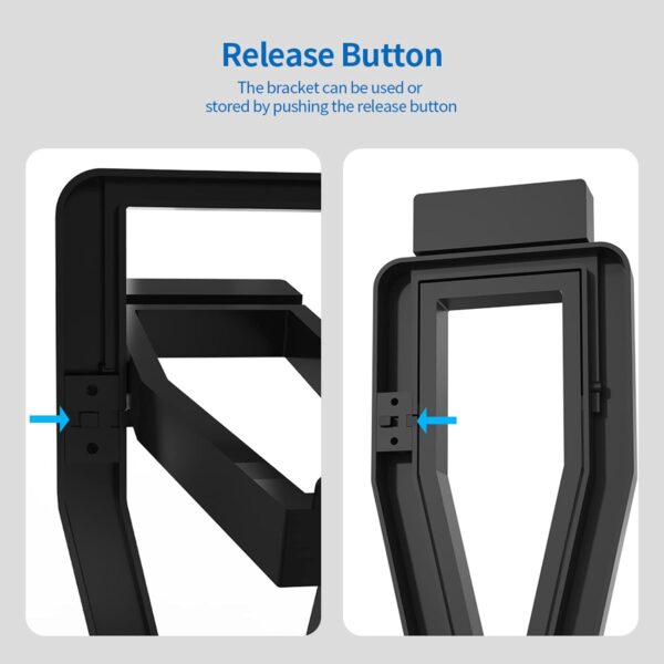 Digicharge VR Headset Stand for Oculus Meta Quest 3S / Quest 3 / Quest 2 / PS VR Display Mount Station for Headset and Touch Controllers, VR Storage Holder Stand with Base for Controllers - Image 5