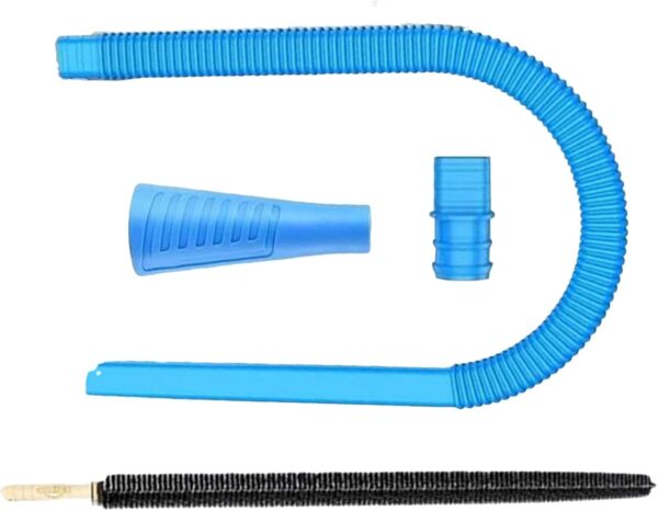 Dryer Vent Cleaner Kit, Flexible Vacuum Hose Attachment, Efficient Lint Remover Tool, Extra Long Reach, Standard Compatibility, 2-Piece Set, Ideal for Home, Laundry Rooms, Pet Hair Removal - Image 2