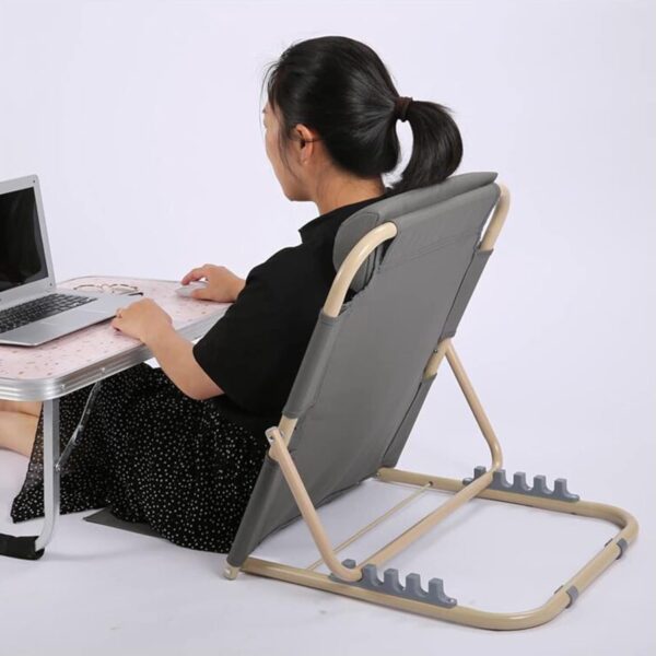 FYNNDM Multi-Position Back Rest Support Seat,Elderly Bed Care, Paralyzed Patient Beds, Backrest Cushion Chair,Bed Back Rest Adjustable Angle, Mobility Disability Support Aid,grey - Image 6
