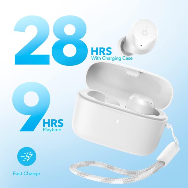 soundcore by Anker A20i True Wireless Earbuds, Bluetooth 5.3, With App for Custom Sound, 28H Long Playtime, Water-Resistant, 2 Mics for Clear Calls, Single Earbud Mode, Compact Design - Image 5