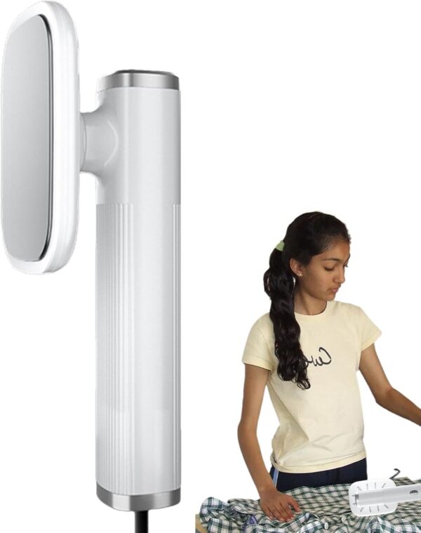 Steam Iron - Hand Held 2-In-1 Wet And Dry Clothes Steamer, 0.7 Oz Capacity Travel Fabric Steamer | Fast Heat-Up Travel Wrinkles Remover, Portable Ironing Machine For Cotton Linen Silk Wool - Image 2