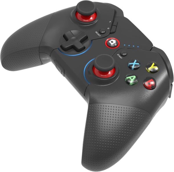 FireFox II Turbo Game Controller 2024 Upgraded Version, Wireless Game Controller Android IOS Switch PC PS3 PS4 Phone Holder Six Axis Vibration Turbo Fire Dual Triggers Macro Back Keys - Image 2