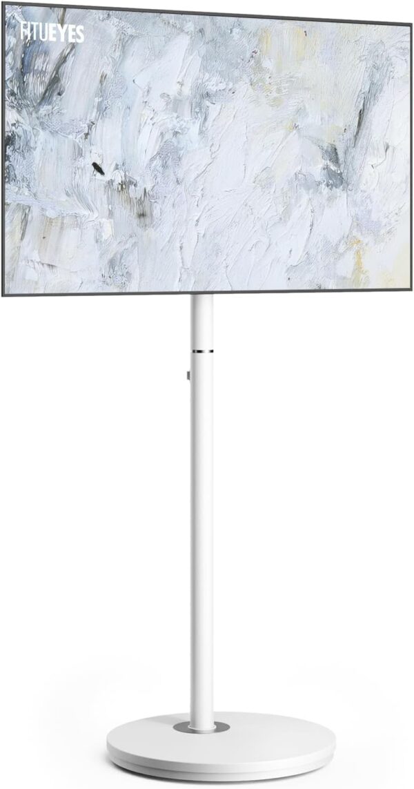 FITUEYES Design TV Floor Stand for 24-48 Inch Minimalism Corner TV Stand Tall Modern TV Stand Height Adjustable Holds 20kg Max VESA 200 * 200 Master Series - Image 2