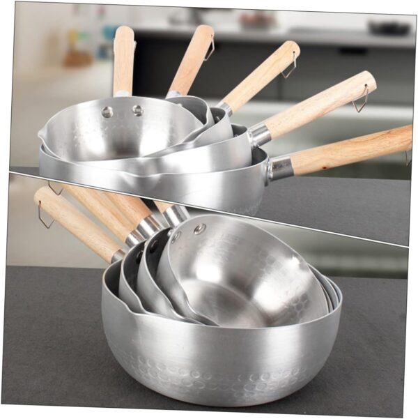 MAGICLULU Milk Pan Saucepan Milk Warmer Pot Non-Stick Surface Multi-Functional Sauce Pan for Cooking - Image 7