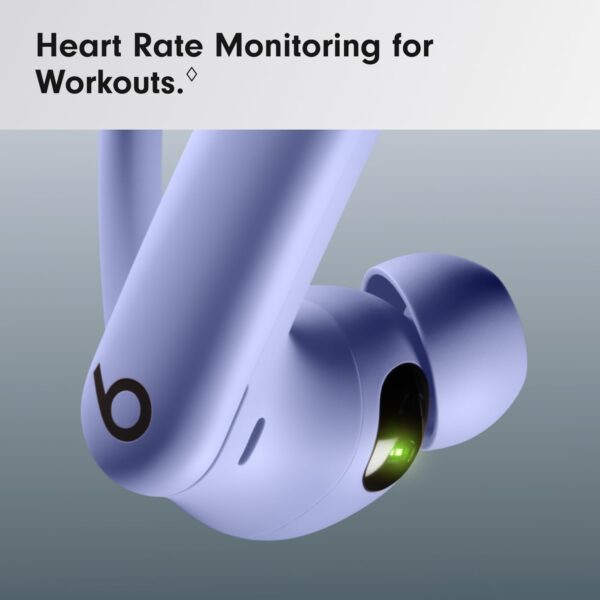 Beats Powerbeats Pro 2 Wireless Bluetooth Earbuds – Noise Cancelling, Heart-Rate Monitor, IPX4, Up to 45 Hours Battery & Wireless Charging Case, works with Apple & Android - Hyper Purple - Image 6