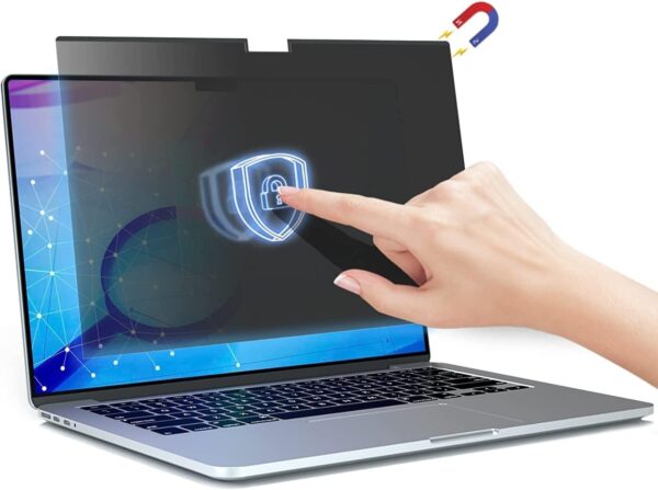 ZOEGAA Macbook Pro 16 Inch Privacy Screen(2021-2024, M1/M2/M3/M4), Magnetic Removable Anti Blue Light Macbook Pro 16 Privacy Screen With Webcam Cover for Apple Mac Pro 16.2 in (A2991/A2485/A2780) - Image 2