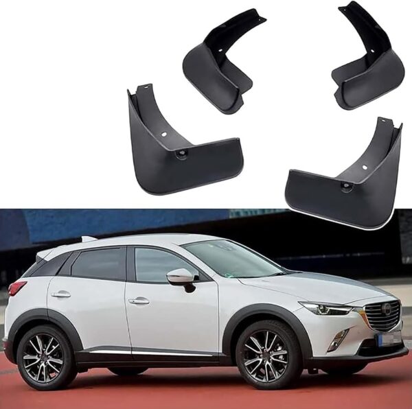 4 Pcs Car Mud Flaps for Volvo V90 Cross Country 2017-2022, Front Rear Mudguards Fender Splash Guards Mudflaps Protection Splashproof External Replacement Accessories - Image 2