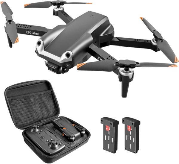 Drones with cameras are for beginners with 4K Camera for Adults, K99 Max GPS Drones with cameras are for beginners with Auto Return, Foldable Mini Drones with cameras are for beginners, Thre - Image 2