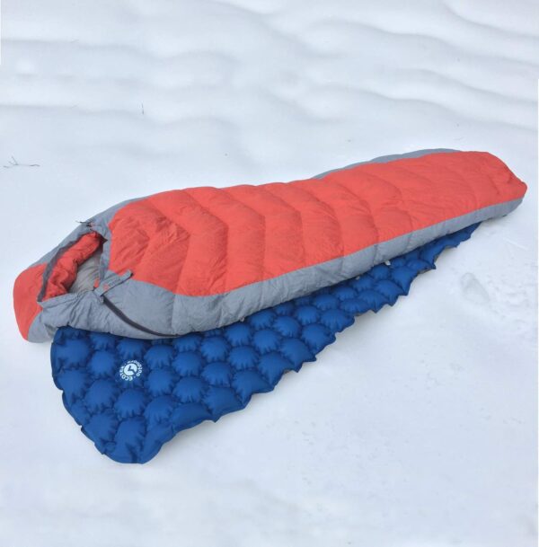 Ecotek Outdoors Insulated Hybern8 4 Season Ultralight Inflatable Sleeping Pad with Contoured FlexCell Design - Easy, Comfortable, Light, Durable, Hammock Approved - Sub Zero Temp Rating [Evergreen] - Image 9