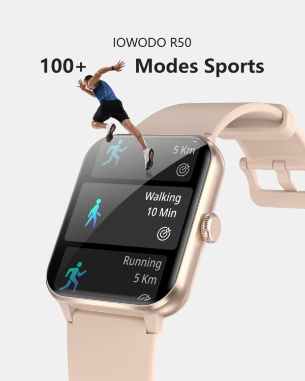 Smart Watch for Women, 1.85" Touch Smartwatch Answer/Make Calls, Fitness Watch with Heart Rate Sleep Monitor Step Counter, 110+ Sports Modes Activity Tracker, IP68 Waterproof Watch for Android iOS - Image 5