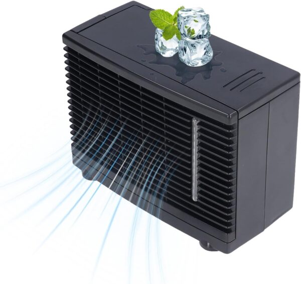 Topyond 12V Mini Portable Air Conditioner for Car and Home,Icybreeze,Silent Evaporative Cooler with Water Tank, for 12V AC, Trucks, and Camping - Image 2