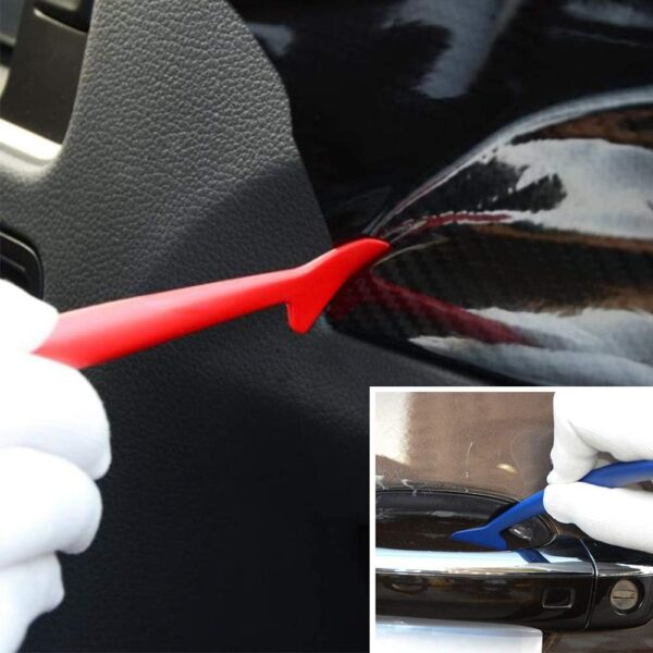 NA 3 Pcs Flexible Micro Squeegee Car Vinyl Wrap Tool Kit Edge Trimmer for Installing Auto wraps and Car Stickers - Image 9