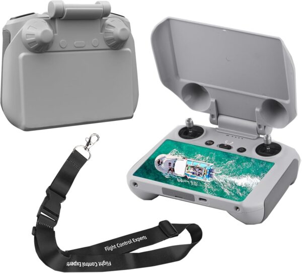 BRDRC Sun Hood with Lanyard for DJI Mini 3 Pro/Air 2S/Mavic 3 Remote Controls,Sunshade Compatible with DJI RC Remote Control Accessories - Image 2