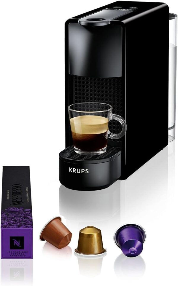 Nespresso Essenza XN110840 Mini Coffee Machine by Krups, Piano Black - Image 2