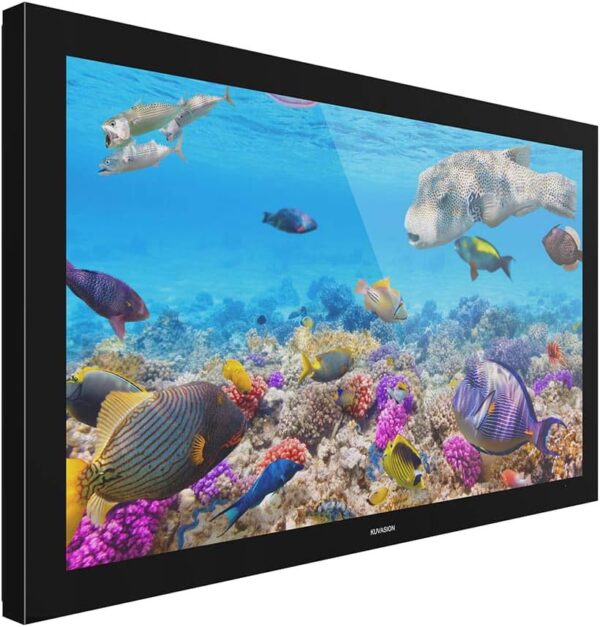 KUVASION 43 inches 4K UHD Smart Outdoor TV, 2000 Nits, Sun Readable, Weatherproof, WiFi, Netflix, YouTube, 2xHDMI, 3xUSB, Android - Image 2