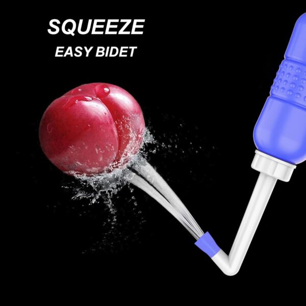 TONELIFE Travel Bidet-450 ml 15oz Portable Bidets Sprayer-Upside Down Squeeze Flusher Bottle-Momwasher Postpartum Clean-Personal Hygiene Care Portable Bidet for Travling,Kids,Puerpera,Eldery,Outdoor - Image 5