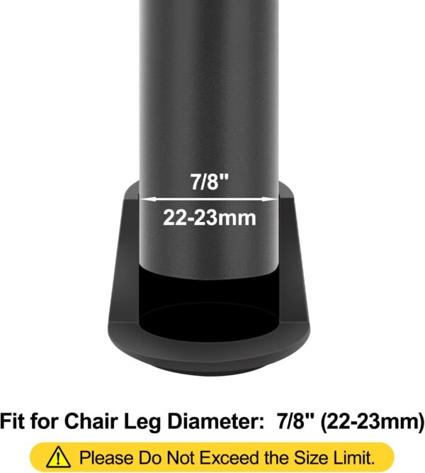 Chair Leg Caps, Sopito 16pcs Chair Feet Protectors for dining patio furniture, garden chairs, bistro outdoor chair or step stool Legs(22mm,7/8″) - Image 3