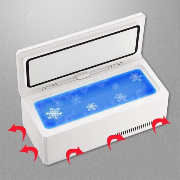 ZGYOZMNG Insulin Refrigerator Mini Portable Medical Refrigerator and Insulin Cooler Smart Temperature Control Car Refrigeration Case Suitable for Travel/Interferon/Drug Storage Refrigerator - Image 7