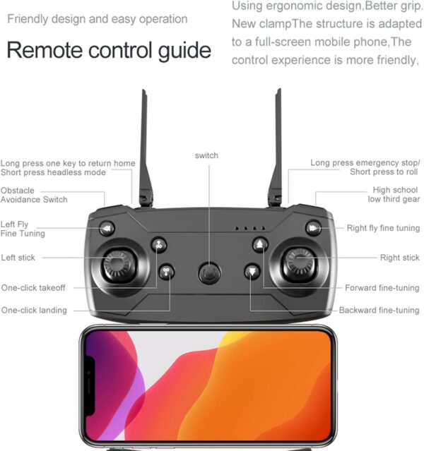 Drones with cameras are for beginners with 4K Camera for Adults, K99 Max GPS Drones with cameras are for beginners with Auto Return, Foldable Mini Drones with cameras are for beginners, Thre - Image 9