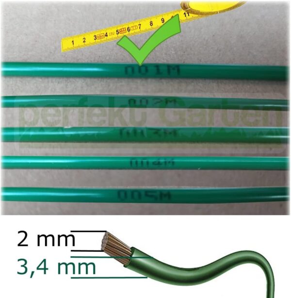 250 m / 3.4 mm HQ Lawnmower Robotic Lawnmower Boundary Cable Wire Compatible with Gardena Sileno Smart - Image 7