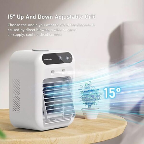 Niceminiwall Air Conditioner Personal USB DC5V Rechargeable Cooler,4.8-6W Small Mobile Air Conditioner Portable For Home Bedroom Car Office Travel - Image 7