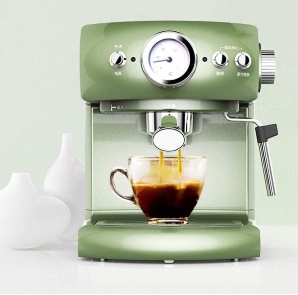 SRDUJINWAN Espresso Machine, Brushed Stainless Steel - Image 4