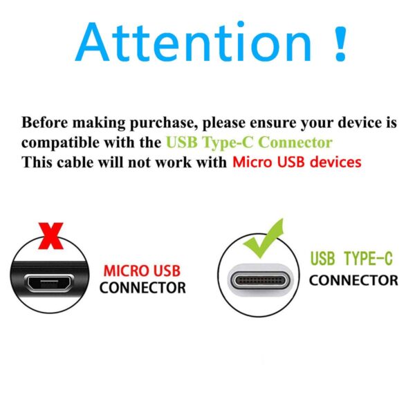 Akingdleo Massage Gun Charging Cord,USB C Charger Cable Compatible for Raemao X6,AERLANG EM13,cotsoco M784 891,Bob and Brad C2 T2 Q2,RENPHO GM171 C002S R3 Massage Gun Charger Replacement Cord - Image 5