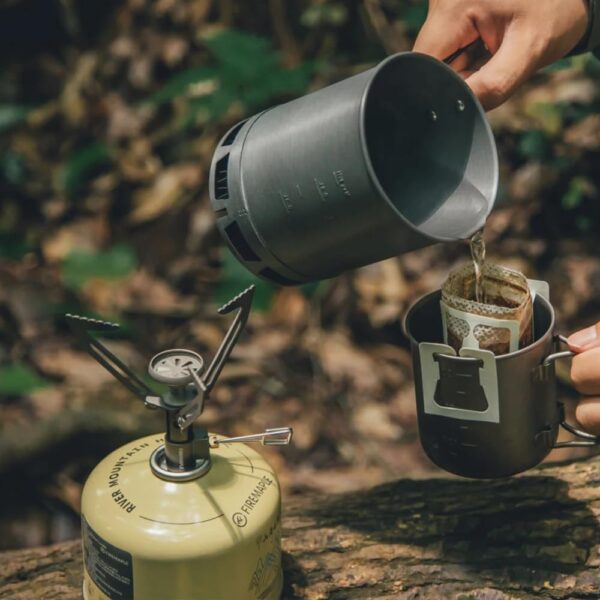 Fire-Maple 600ml G3 Petrel Ultralight Camping Pot Lightweight Outdoor High Efficiency Foldable Heat Exchanger Pot Portable for Hiking Travel (162g) - Image 8