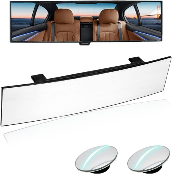 Experience Safer Driving with Large Extra Rear View Mirror - Enhanced Blind Spot Mirrors for Cars, Ideal for Driving Test, Driving Instructor Approved - Image 2