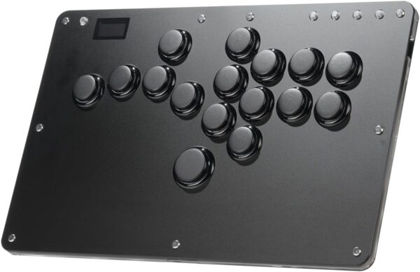 Leverless Controller Arcade Stick Haute42-Cosmox R16: Leverless Controller with Rims,Premium Black Leverless Controller with Crystal Low-Profile Switch for PC/PS4/Switch Game,Support Hot Swap & SOCD - Image 2