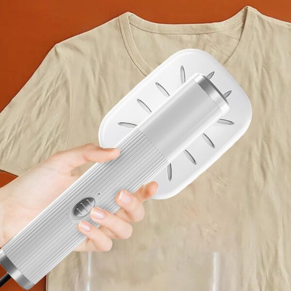 Steam Iron - Hand Held 2-In-1 Wet And Dry Clothes Steamer, 0.7 Oz Capacity Travel Fabric Steamer | Fast Heat-Up Travel Wrinkles Remover, Portable Ironing Machine For Cotton Linen Silk Wool - Image 4