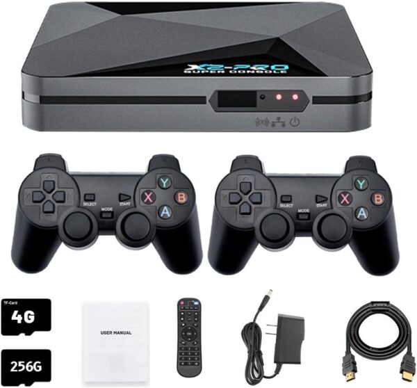 X2PRO Wireless Retro Game Console - Retro Play Game Stick, 8K Output, Plug and Play Video Game Stick Built in 70000+ Games with 2.4G Wireless Controllers - Image 2