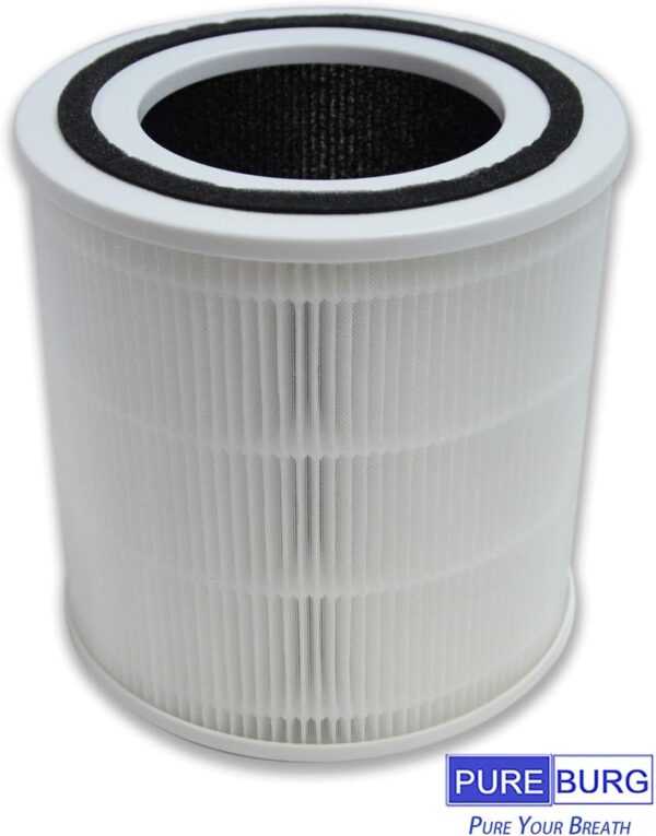 PUREBURG Replacement Filters Compatible with ARVOV Air Purifier AP005 & TaoTronics TT-AP005 HEPA Air Purifier,2-Pack H13 True HEPA - Image 4