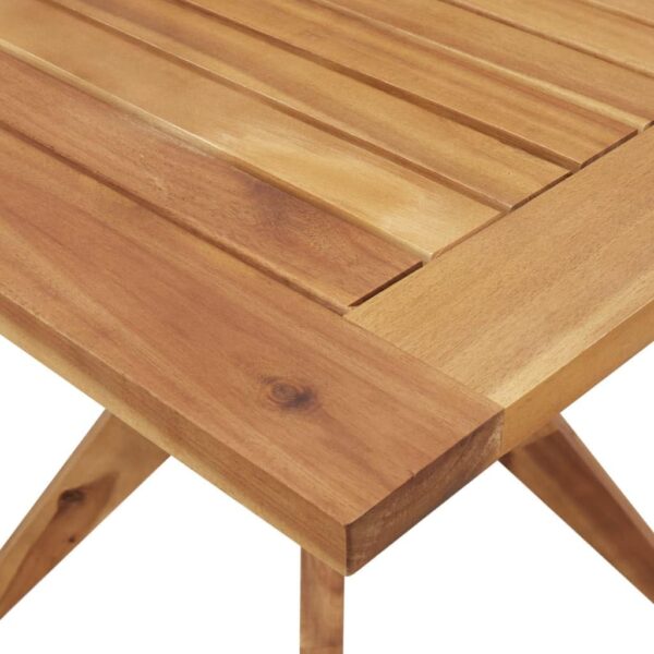 GCHDHAPB Home-Outdoor Home-Outdoor Furniture Sets,5 Piece Garden Dining Set Solid Wood Acacia - Image 9