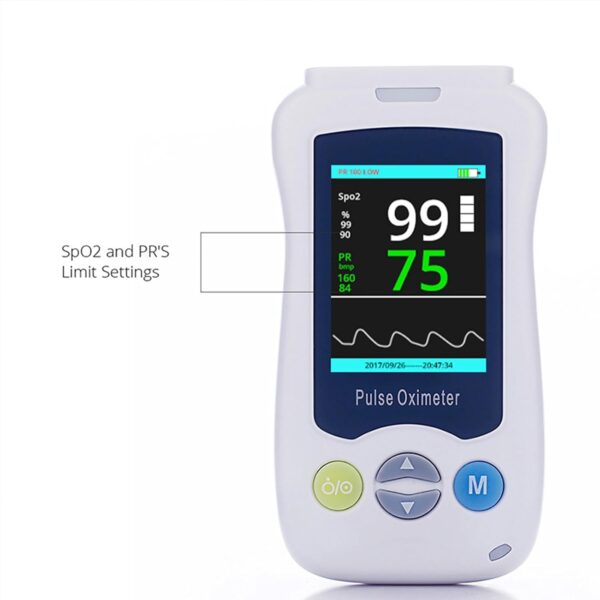 XJZHANG Fingertip Pulse Oximeter, Superior Measuring Accuracy Exquisite, LED Display Compact and Lightweight Fingertip Saturation Monitors, with Bar Graph - Image 9