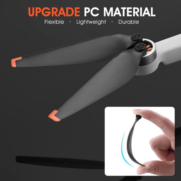 8PCS Drone Propellers for DJI Mini 3 Pro, Replacement Propellers Low-Noise Props Blade Spare Wings for DJI Mini 3 Pro Fly More Combo Accessories - Image 3
