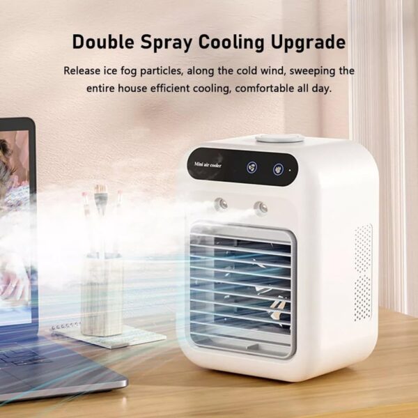 Niceminiwall Air Conditioner Personal USB DC5V Rechargeable Cooler,4.8-6W Small Mobile Air Conditioner Portable For Home Bedroom Car Office Travel - Image 5