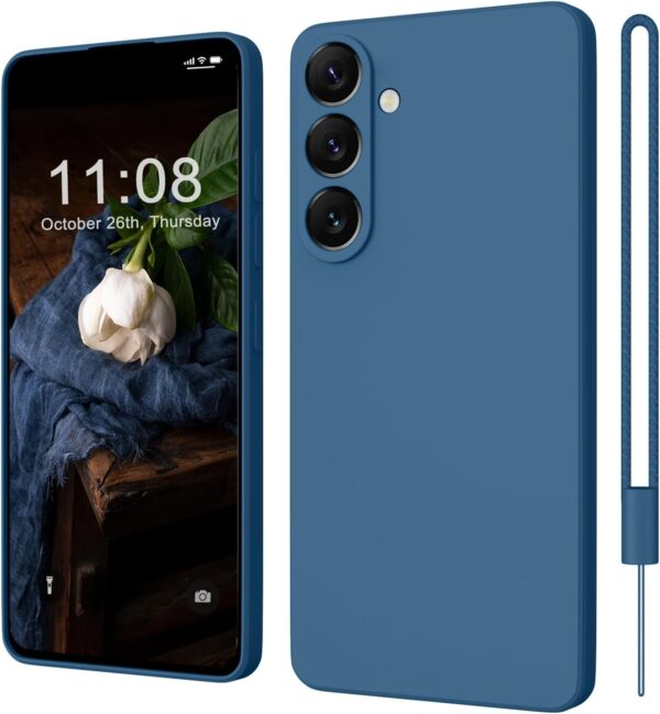 ORDA for Samsung Galaxy S24 Plus Case Silicone Camera Protection Ultra Slim Case Soft Gel for Samsung Galaxy S24+ Phone Case Cover Rubber Anti-Scratch Compatible for 6.65" Matte Blue - Image 2